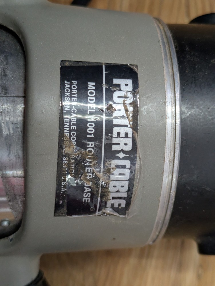 Porter Cable Router Model 1002 with Router Fixed Base Model 1001