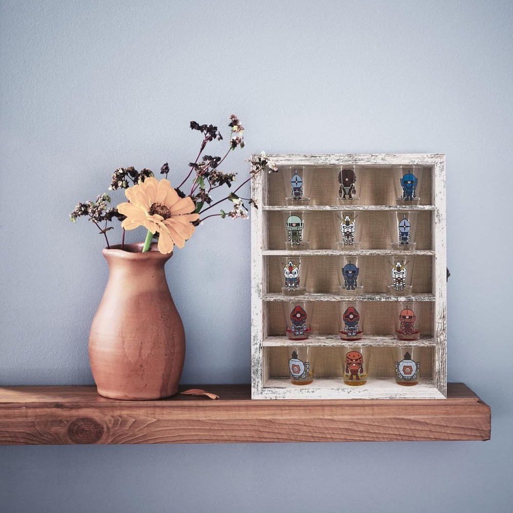 Wall Mount Display Case with Adjustable Shelves White 11x14 Keepsake Shadow Box