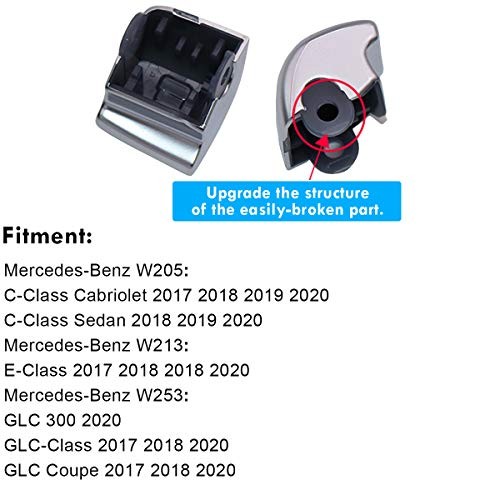 Window Switch Button Covers for Mercedes For W205 Window Button（Front Left）