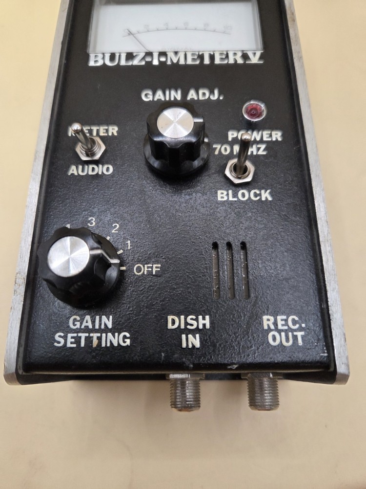 Bulz-I-Meter V Satellite Dish Alignment Meter Powers up