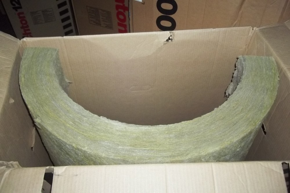 Roxul Techton 1200 Pipe Insulation 24"x4" 1.5 Linear ft 343366