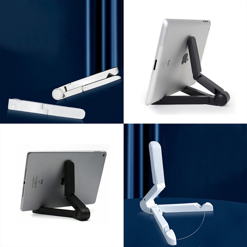 US 2 Pc Adjustable Stand Desktop Holder Mount Folding Non-Slip for Tablet iPad