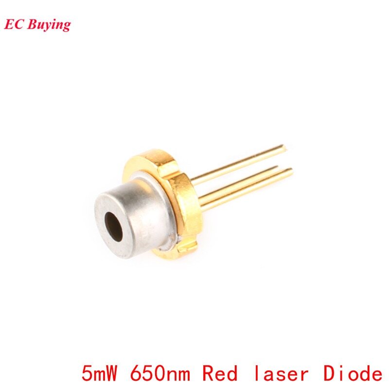 5pcs 5mW 650nm Red Laser Diode Sensor Laser Module Diodes DIY LED Electronics