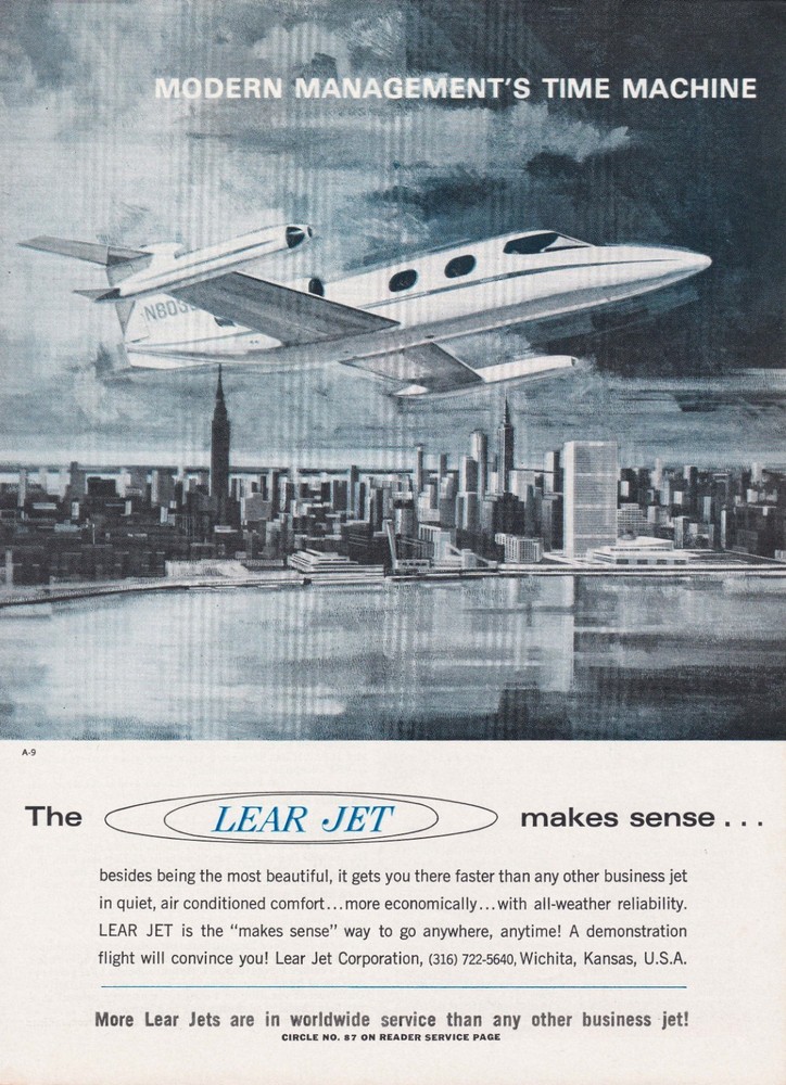 1965 Lear Aircraft Ad 7/7/2025d