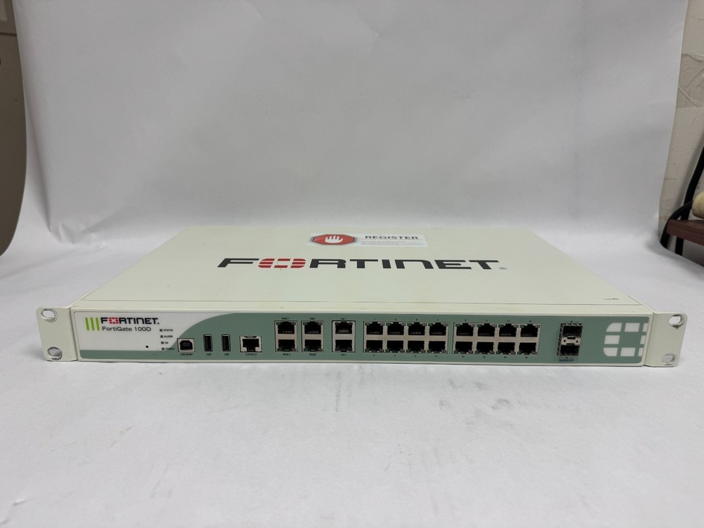 Fortinet Fortigate-100D Network Security Firewall Initialized FG-100D - Used