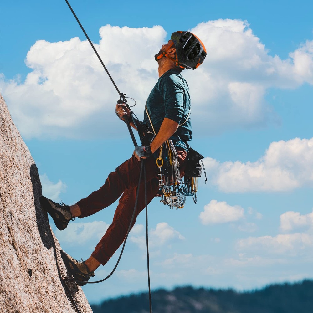 Rock & Climbing Helmet, Lightweight Adjustable Helmet for Tree Climbing, Cavi...
