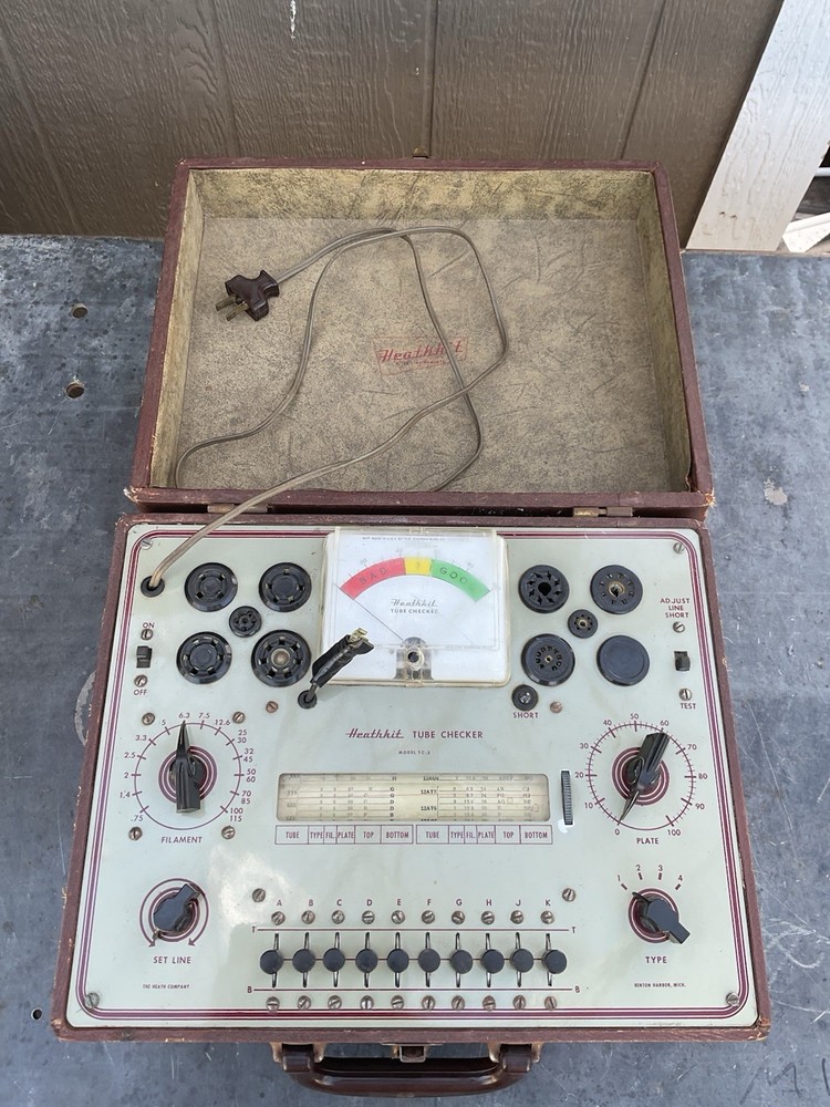Heathkit TC-2 Tube Checker Tester Untested