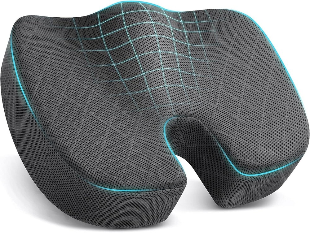 Memory Foam Seat Cushion - Hip & Sciatica Pain Relief
