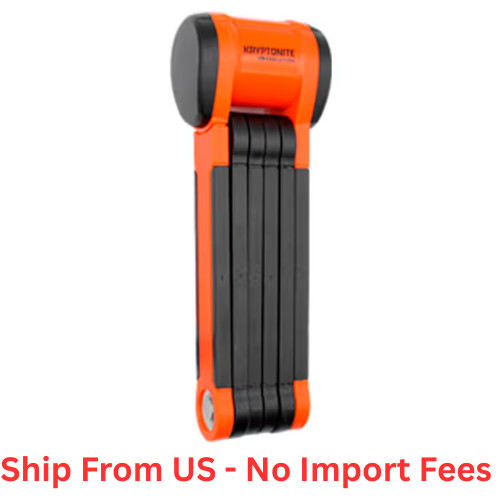 SALE! Kryptonite Evolution 790 Folding Lock, Provides High Security, Black/Orang