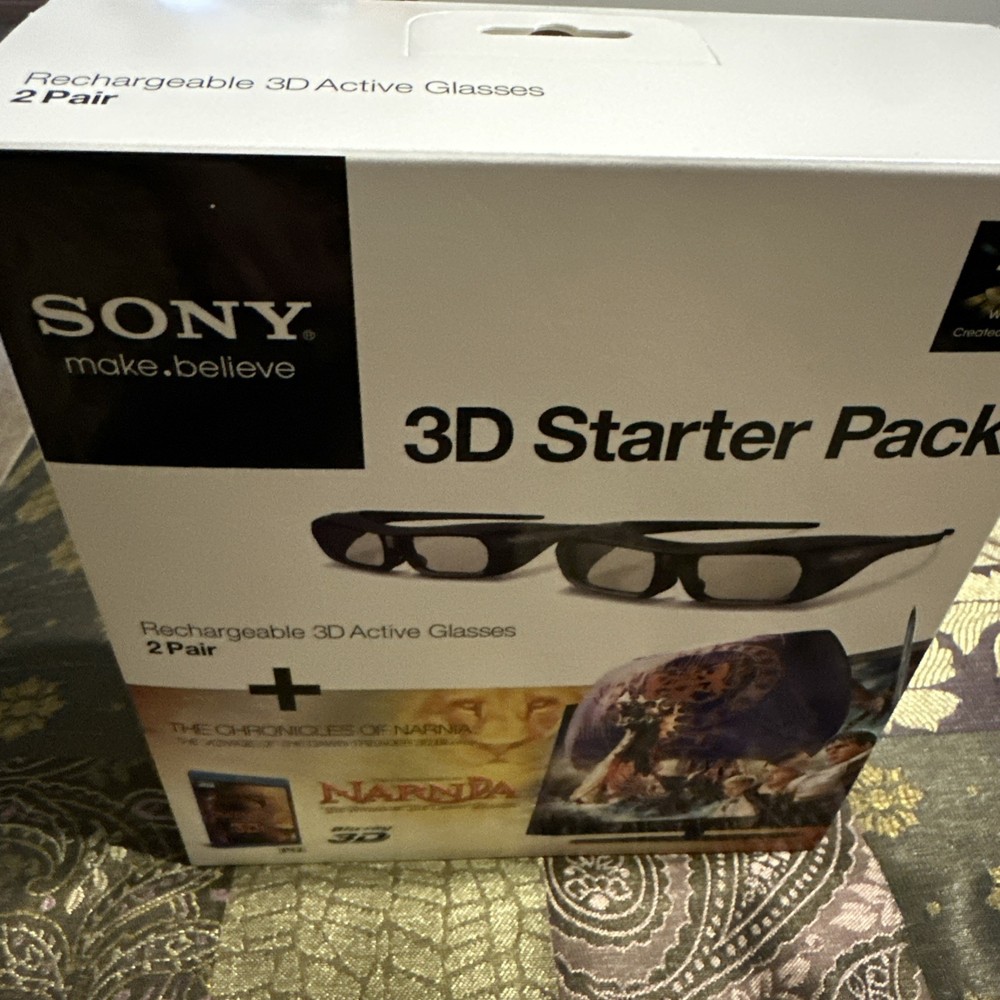 Sony 3D Starter Pack Rechargeable 3D Active Glasses 2 Pair