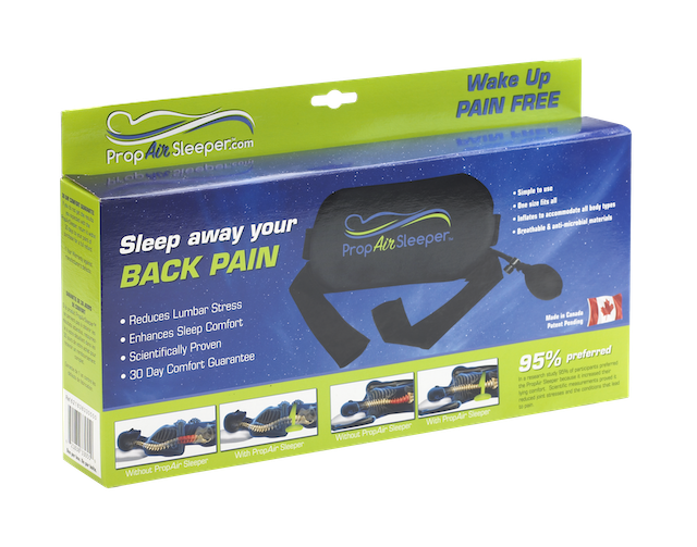 Innotech PropAir Sleeper Back Pillow - Black