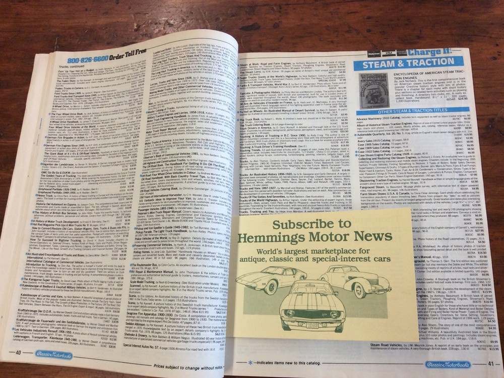 Classic Motorbooks 1983 Catalog