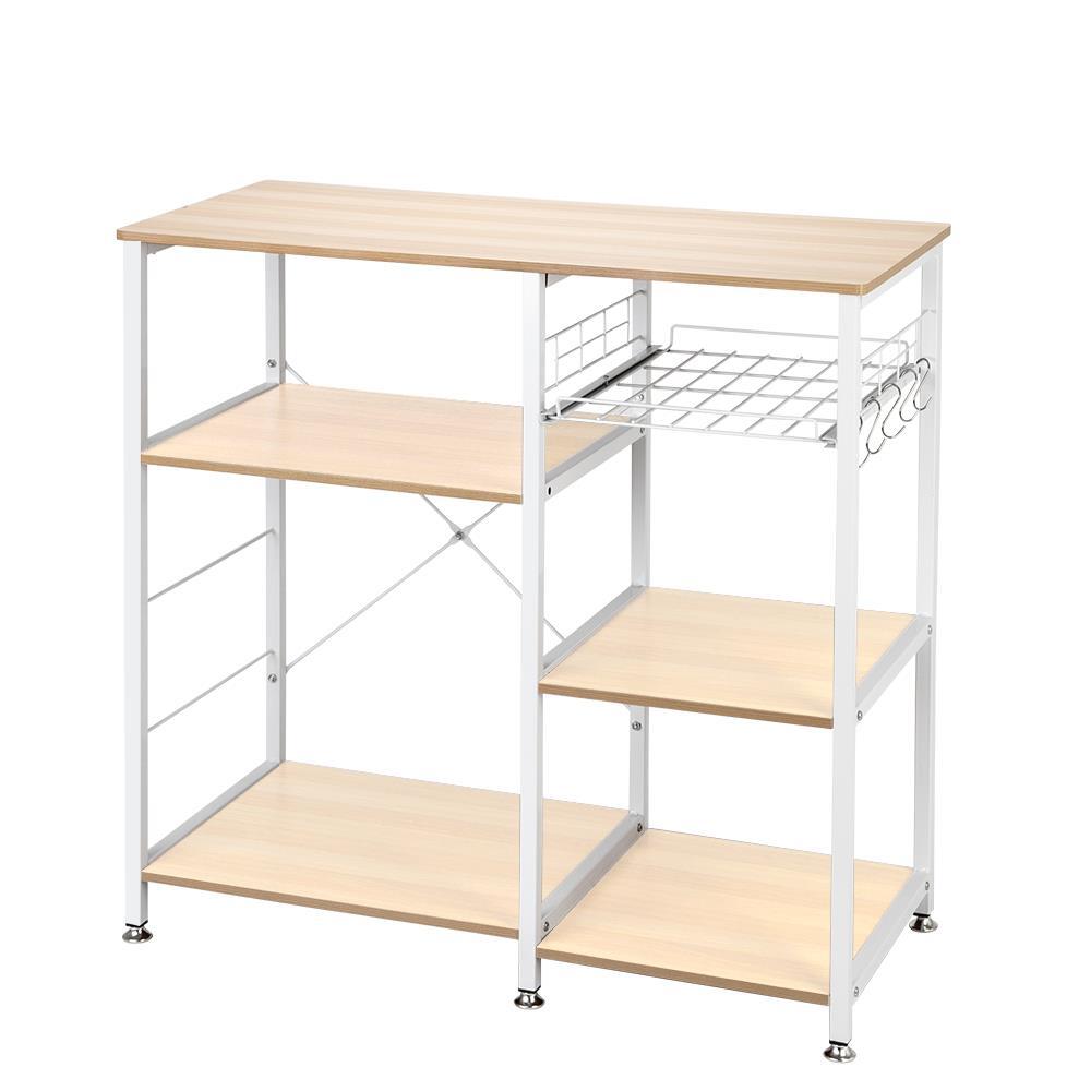 35" 24" Home Microwave Storage Kitchen Baker's Rack Utility Shelf Colors