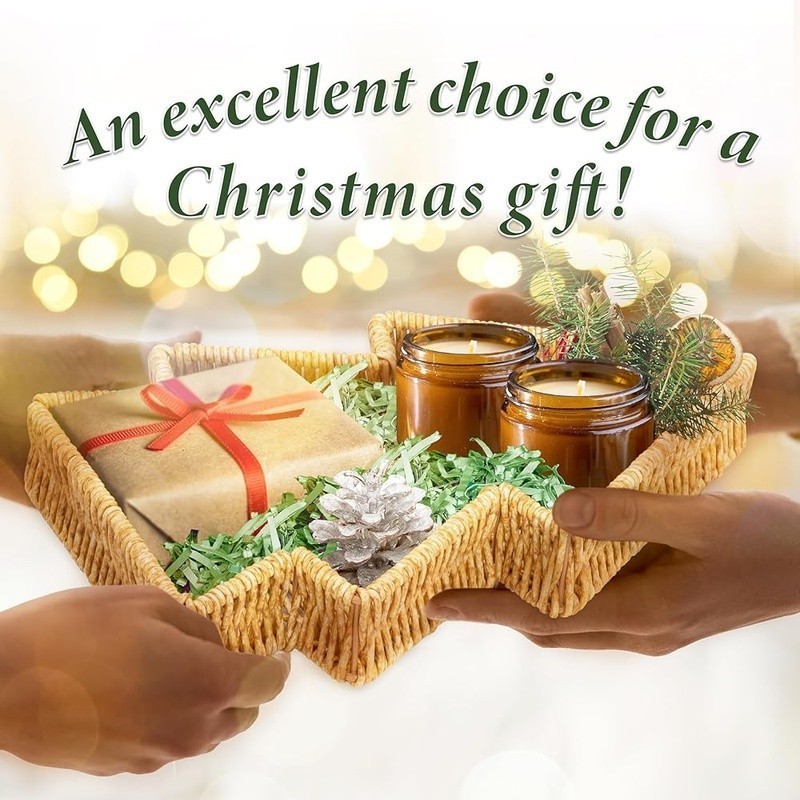 Christmas Tree Serving Tray Decorative Cookie Platter Multi-functional Organizer