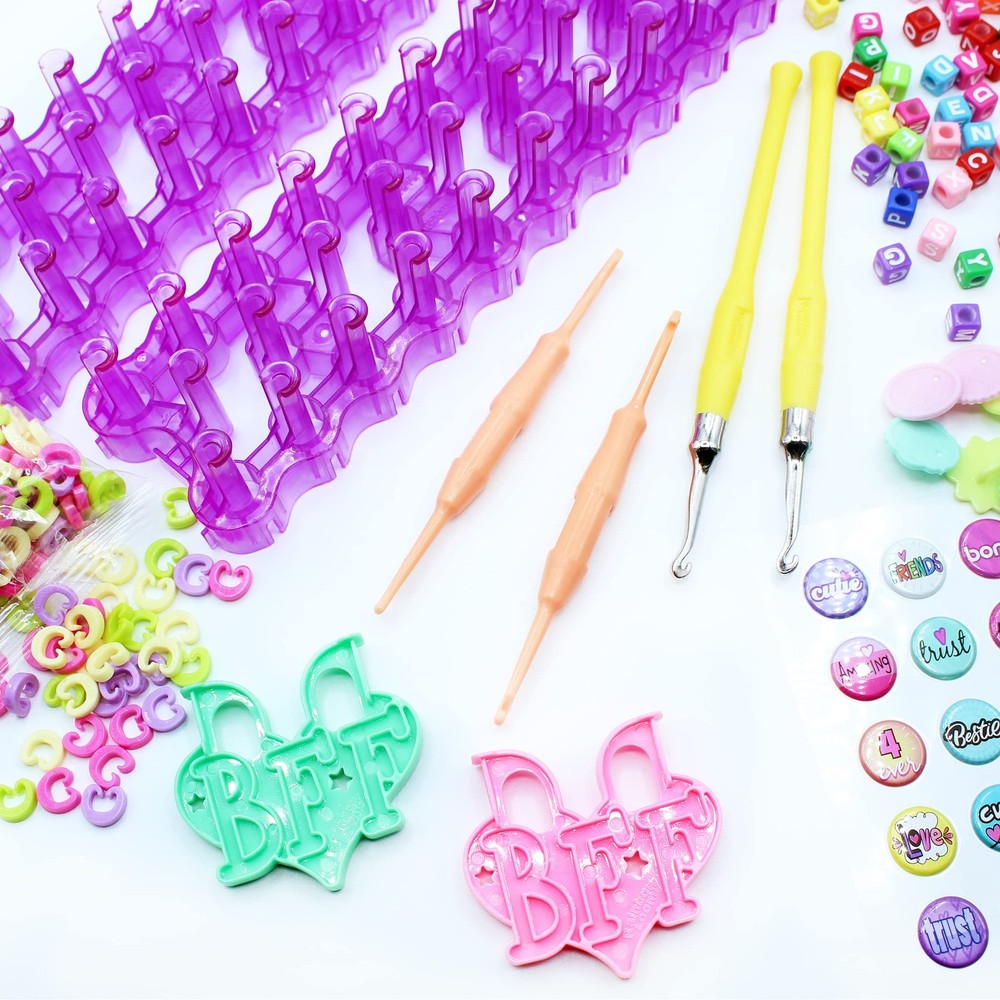 Rainbow Loom BFF Mega Button Set Featuring New Large, Multicolor