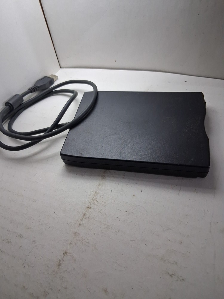 1.44 MB USB External Dell Floppy Disk Drive Module Black Excellent