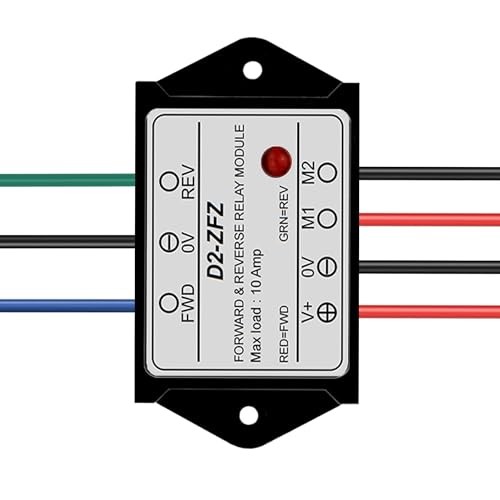 DC12V 10A Forward and Reverse Relay Module,LED Indicator Plug-and-Play,for