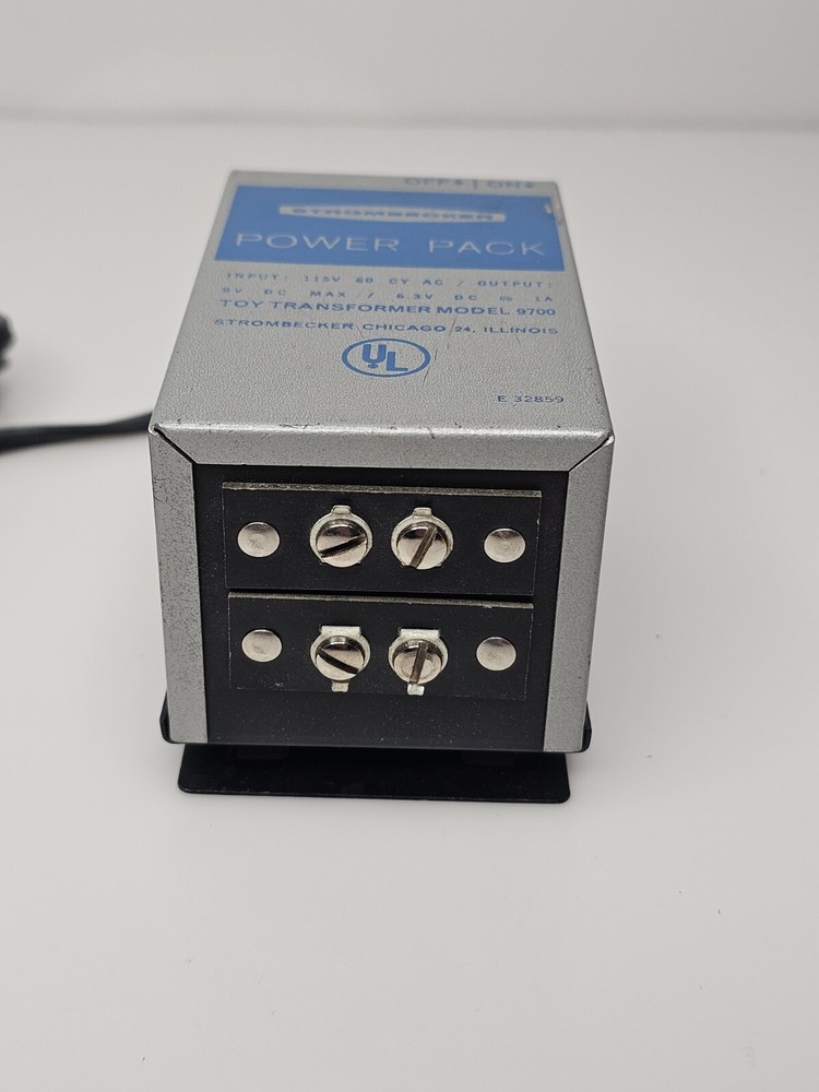 Strombecker Toy Transformer Power Pack Model 9700 115V