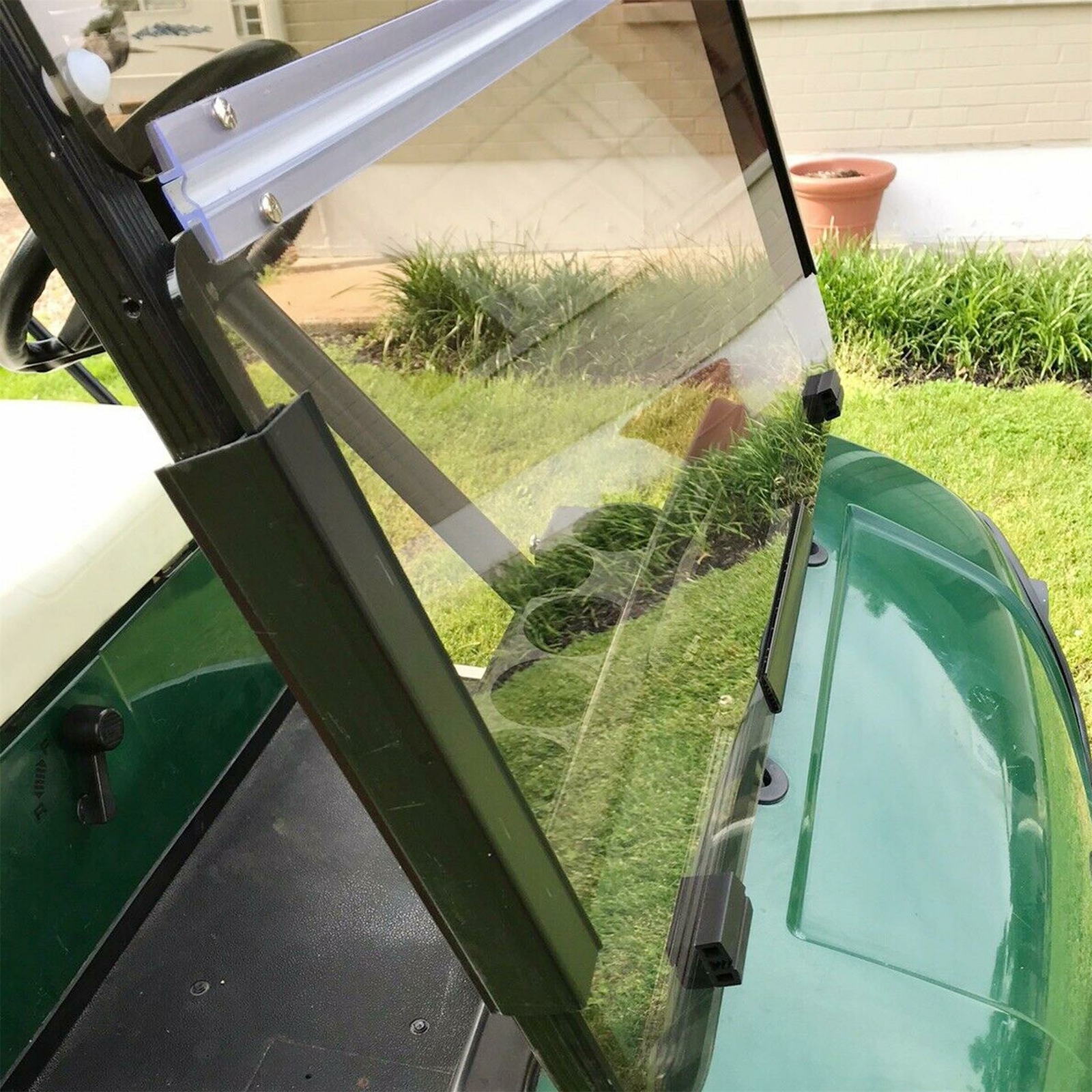 Tinted Windshield For 2003 2004 2005 2006 Yamaha G22 Golf Cart Impact Resistant