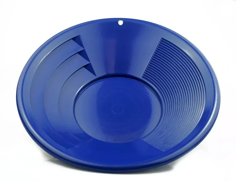 12" PANNING GOLD PAN - BLUE