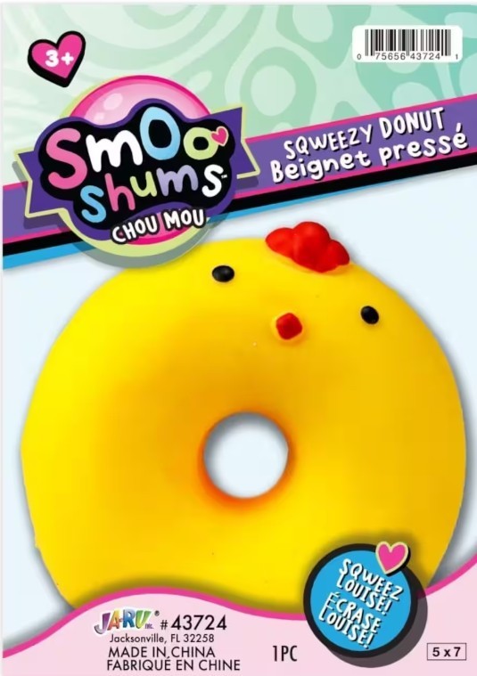 Assorted  Smooshums Sqweezy Donut Sensory Squish