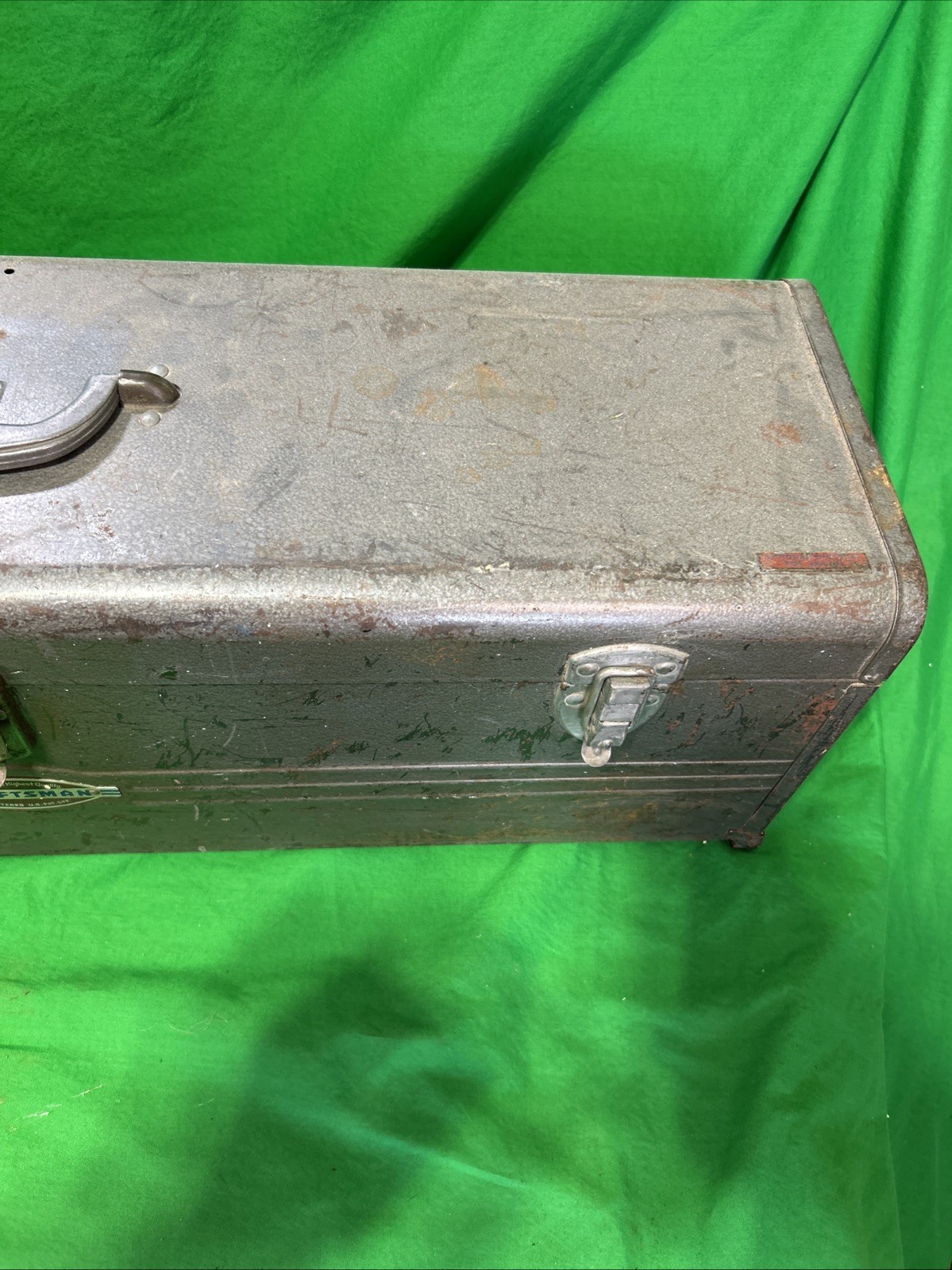 Craftsman 6517 Carpenters Toolbox w/Tray -1950's Logo