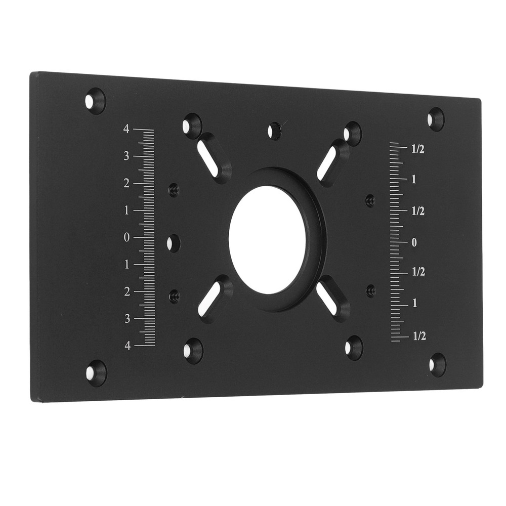 Router Table Insert Plate Lift System Base Board Accessory For Woodworking Black