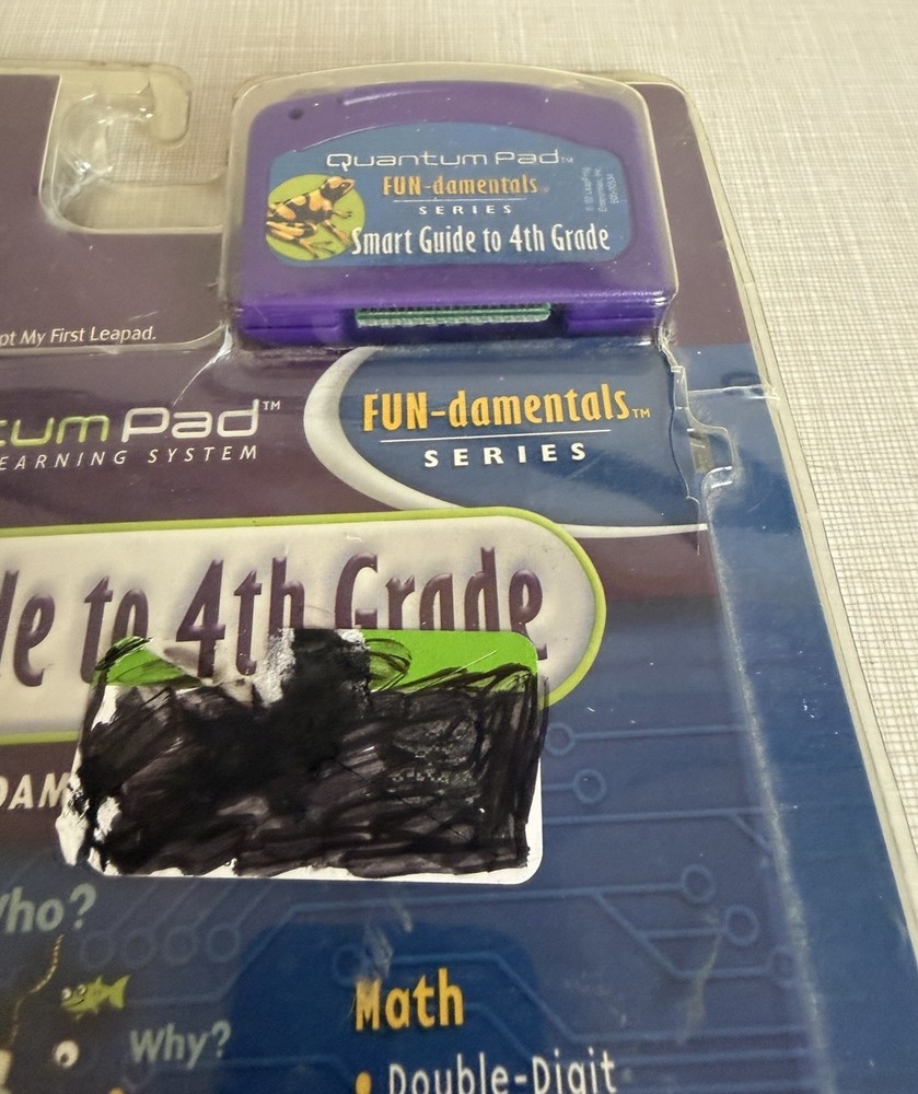 Quantum Pad Interactive Book & Cartridge for Leapfrog System Guide to 4th Grade