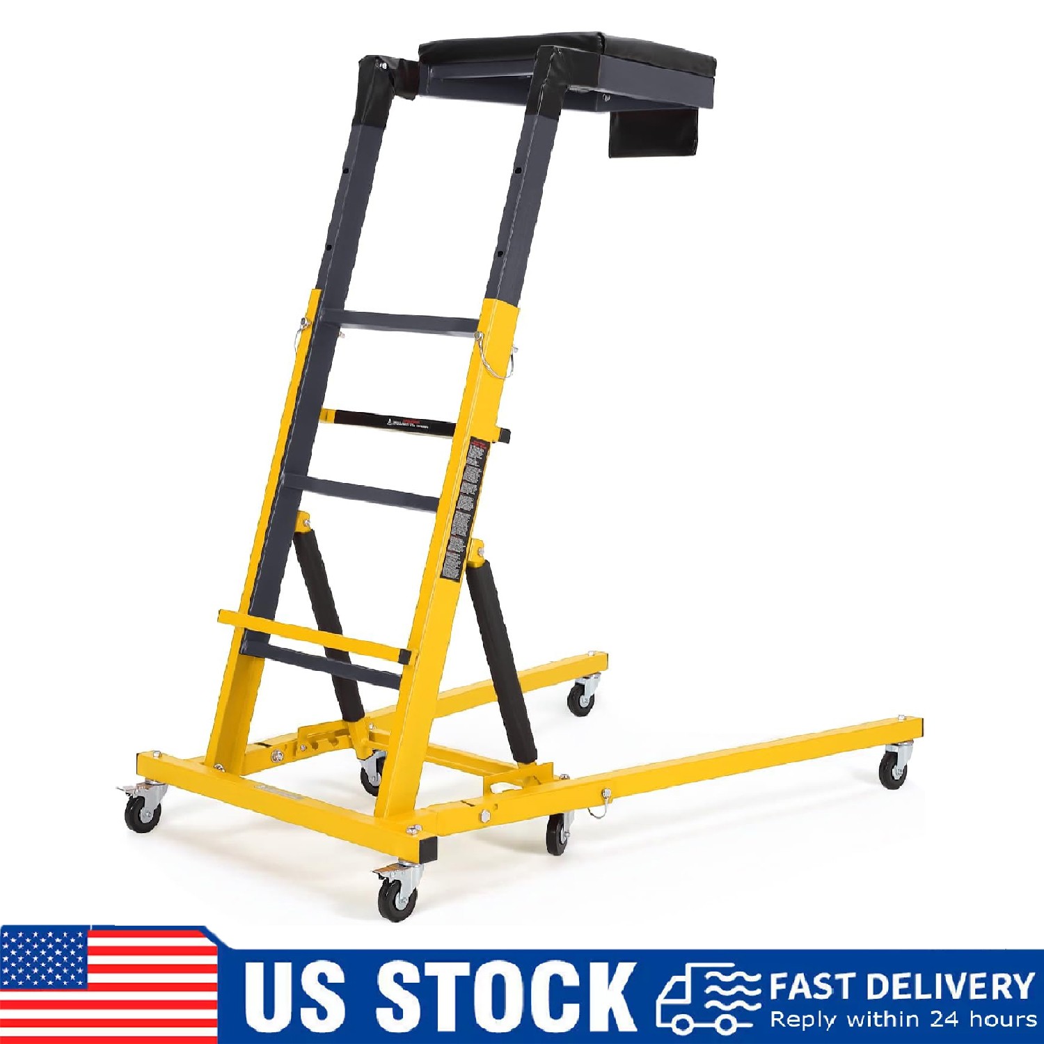 Foldable Automotive Topside Creeper ,400 LBS Adjustable Height Garage for Auto