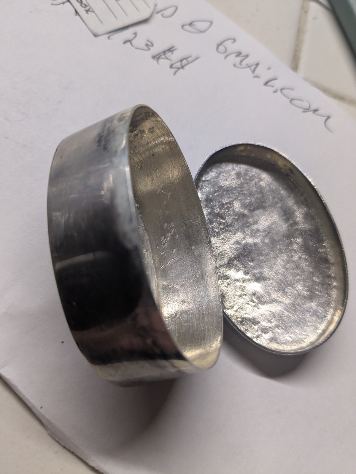 800 Silver Trinket Pill Box Navajo Tom 33.8 Grams 2.25x 1.5"