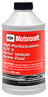 MOTORCRAFT HIGH PERFORMANCE DOT 3 MOTOR VEHICLE BRAKE FLUID-12 OZ PM1C