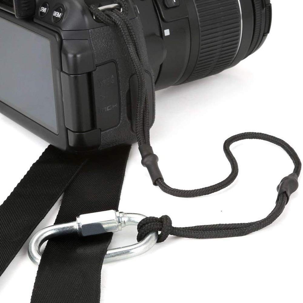 SourceTon 4 Packs Camera Tether Safety Strap, Strap for Small, Black