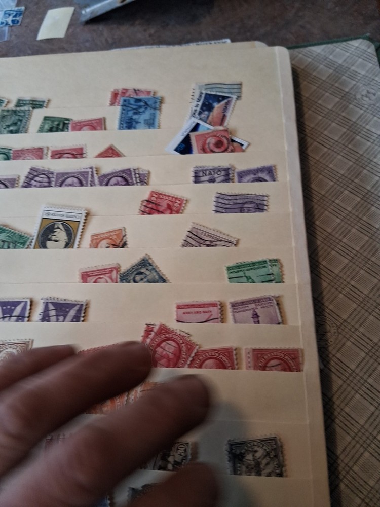 5000 + Stamps Post Marked 1 To 13 Cent