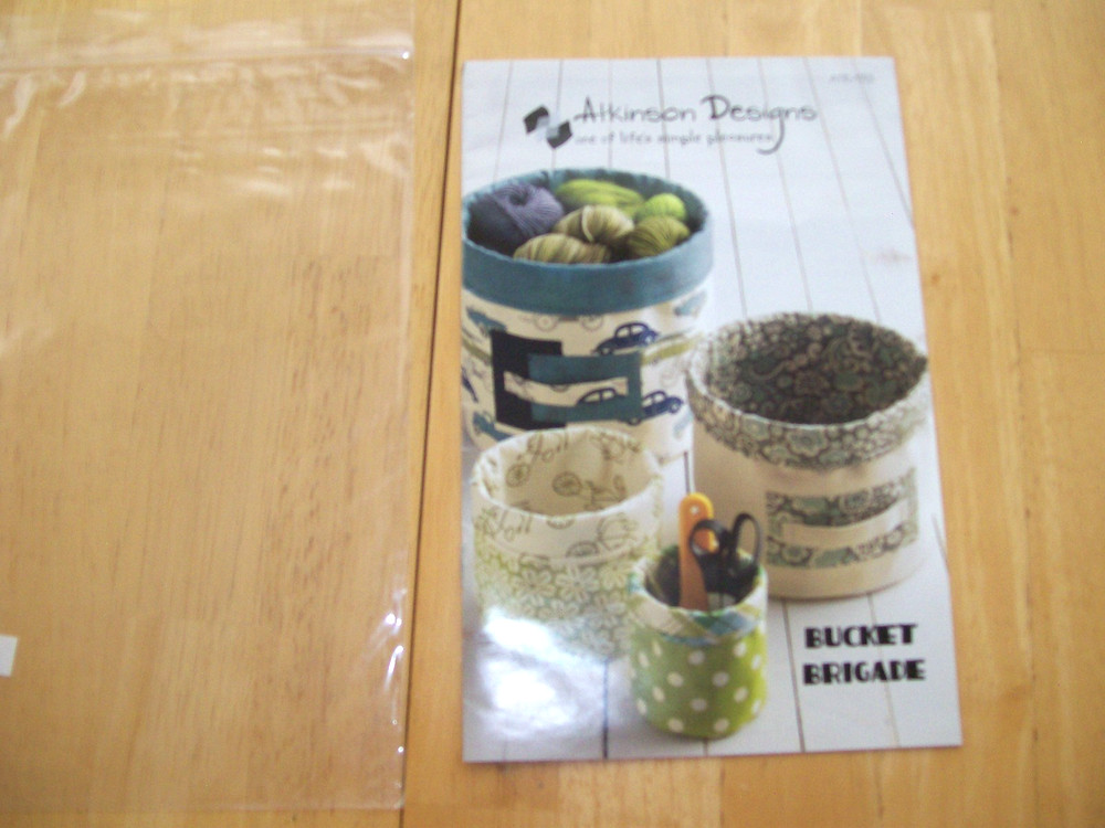 Atkinson Designs Bucket Brigade Storage Container Covers Decoration Patterns