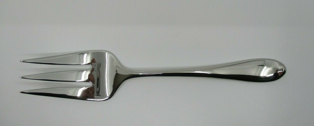 GORHAM STAINLESS STUDIO GLOSSY COLD MEAT/ SERVING FORK - 8 5/8" - 6E