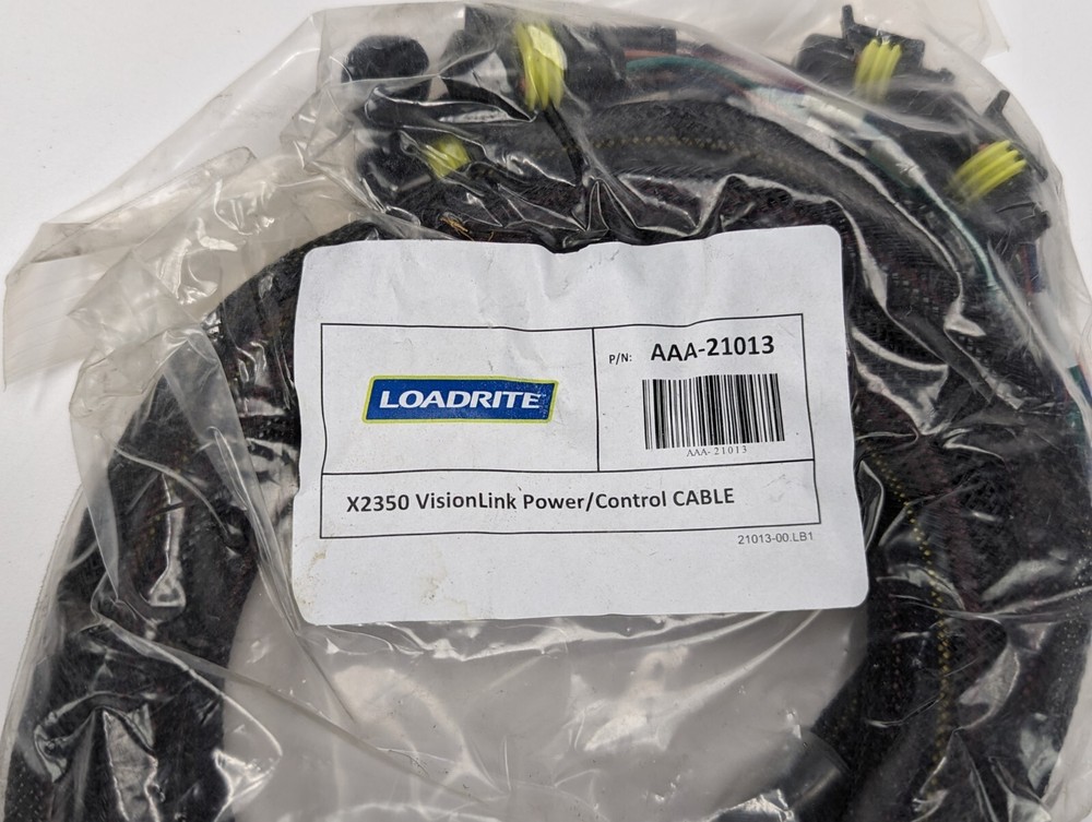 Loadrite AAA-21013 Visionlink X2350 Power/Control Cable *NEW*