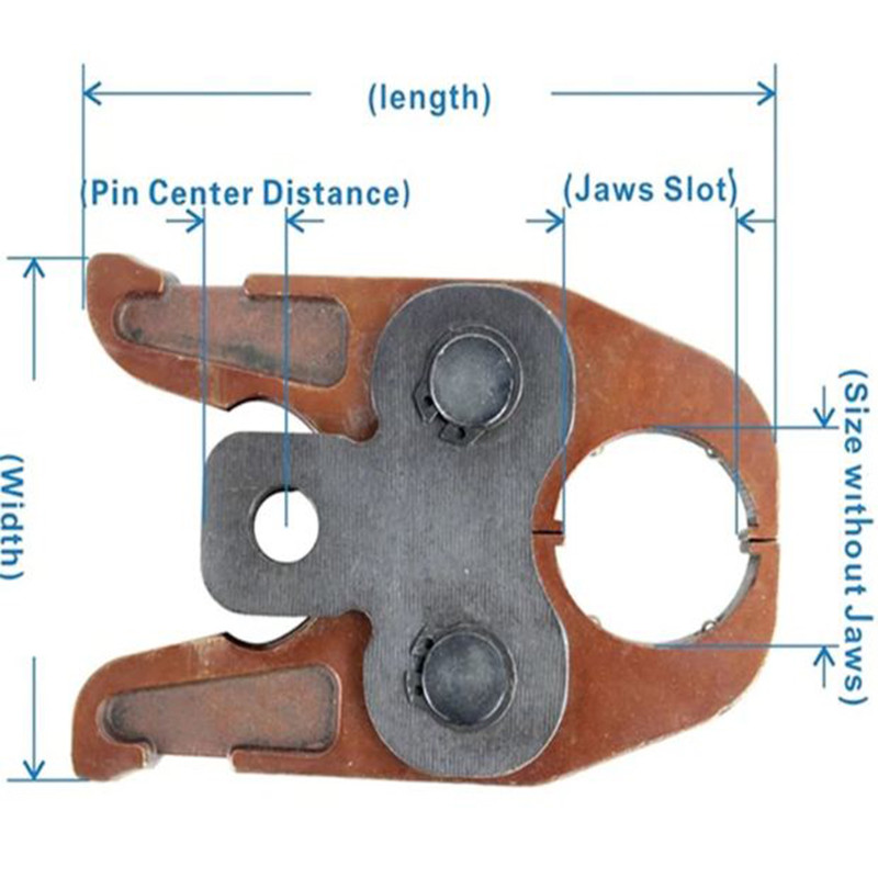 Universal Jaws for Pex Pipe Crimping Tools Pipe Clamping Tools Plumbing