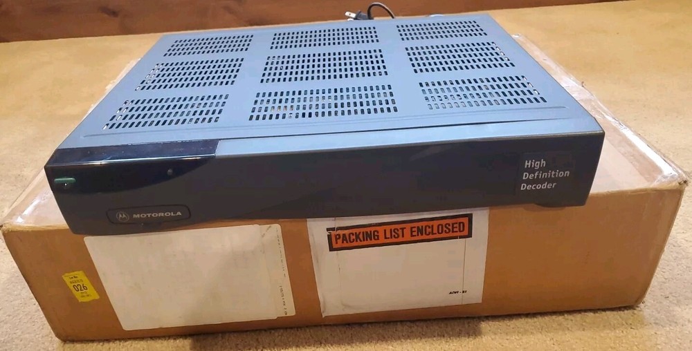 Motorola General Instrument High-definition Decoder Model Hdd - 200 W/GUI