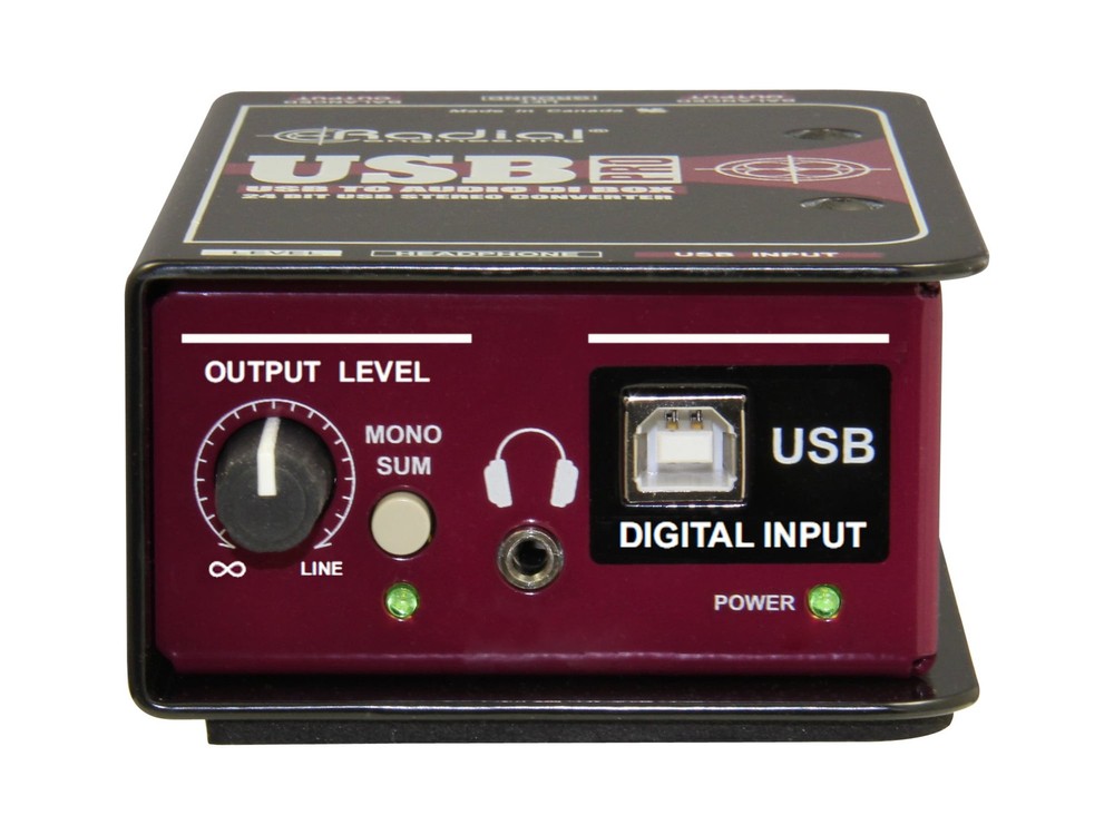 Radial USB-Pro 2-channel Direct Box (Open Box)