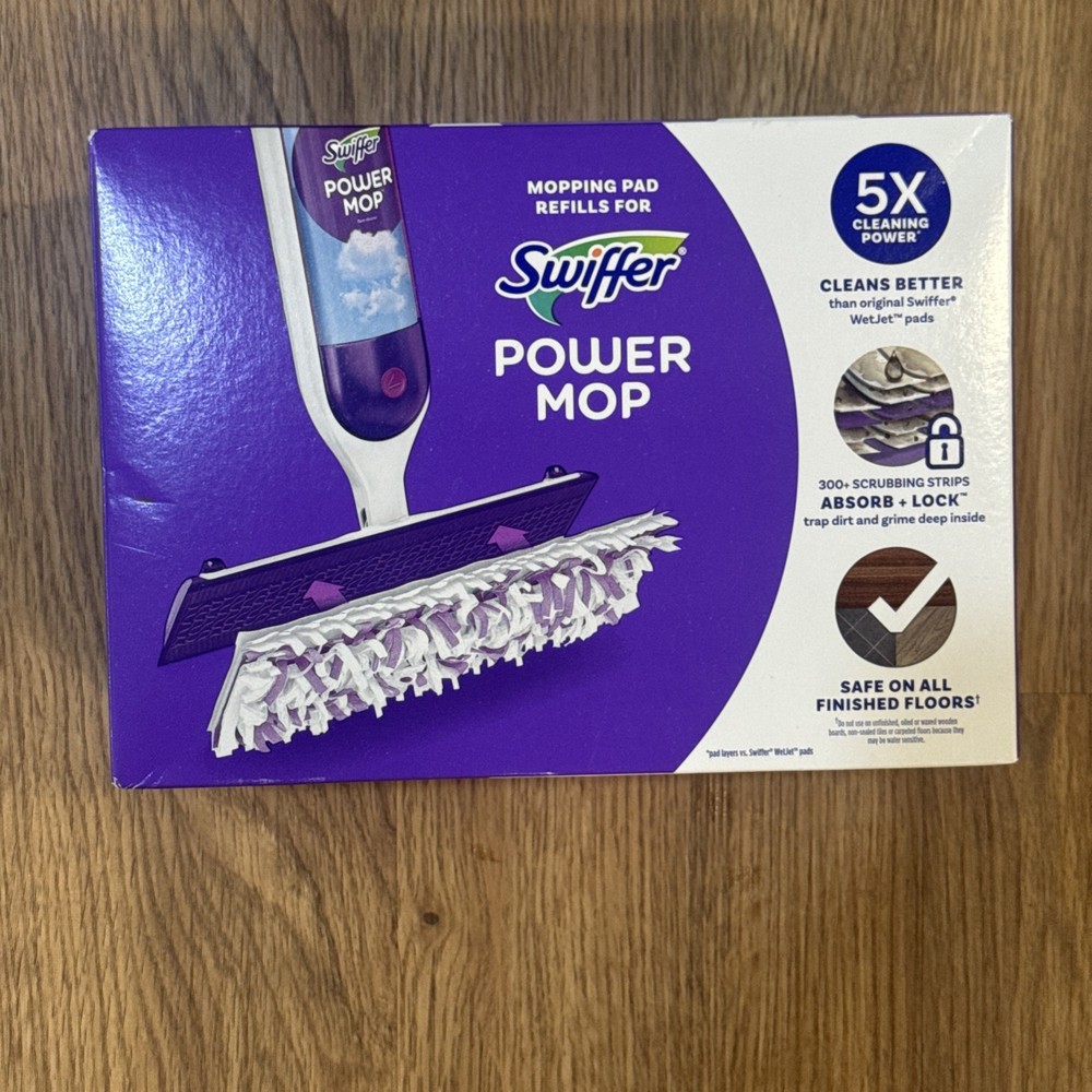 Swiffer PowerMop Mopping Pad 2 Full 5/Pack (08188)