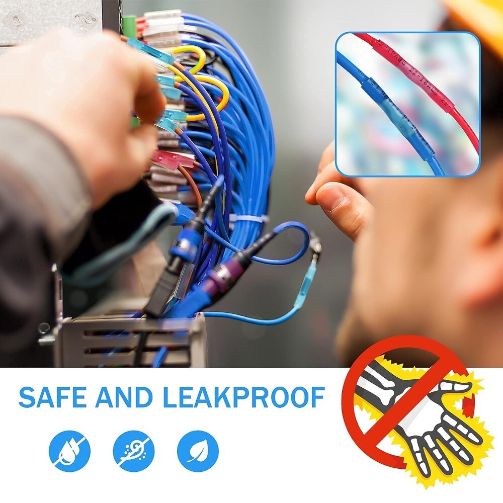 320/120Pcs Heat Shrink Wire Connectors Marine Automotive Waterproof Terminals