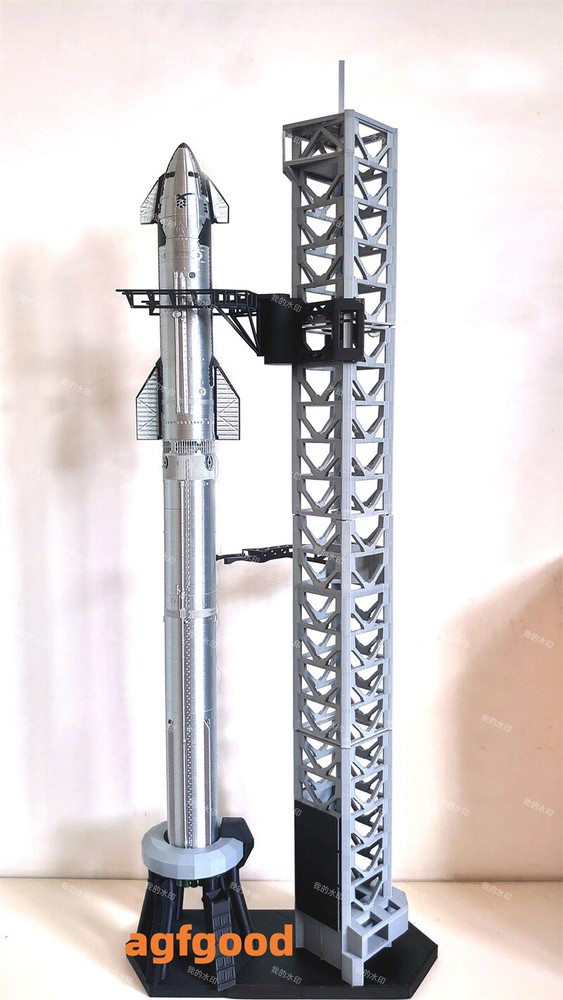 1:200 SpaceX Starship Launch Site Rocket Model High Precision Tower Starbase