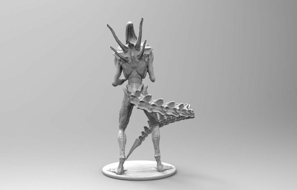 ALIEN XENOMORPH SMOKING JOINT TABACO CIGAR 3D PRINT