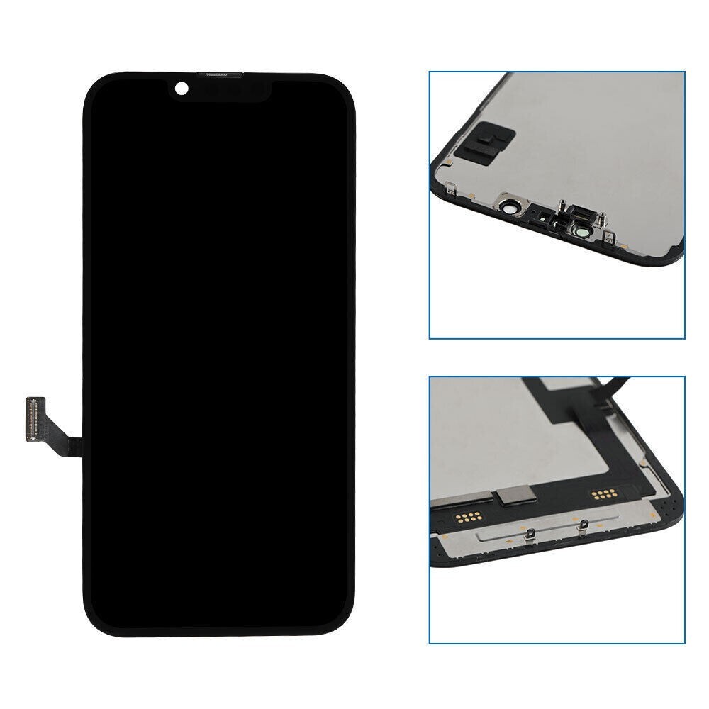 For iPhone 16e A3212 Incell LCD Touch Screen Digitizer Display Replacement Frame