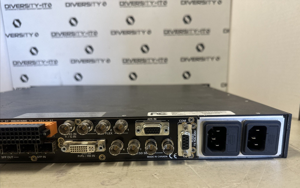 Evertz PassPort HD2012 1RU Multi-Path Video Converter Frame Synchronizer