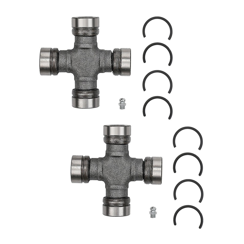 Premium Driveshaft Universal Joints 2pcs Front Rear Moog 534G Greasable US