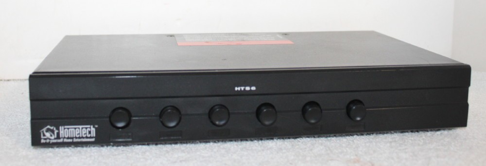 Hometech HTS 6 Speaker Selector Switch Box Controls 6 Pairs ~ Clean Missing Pad