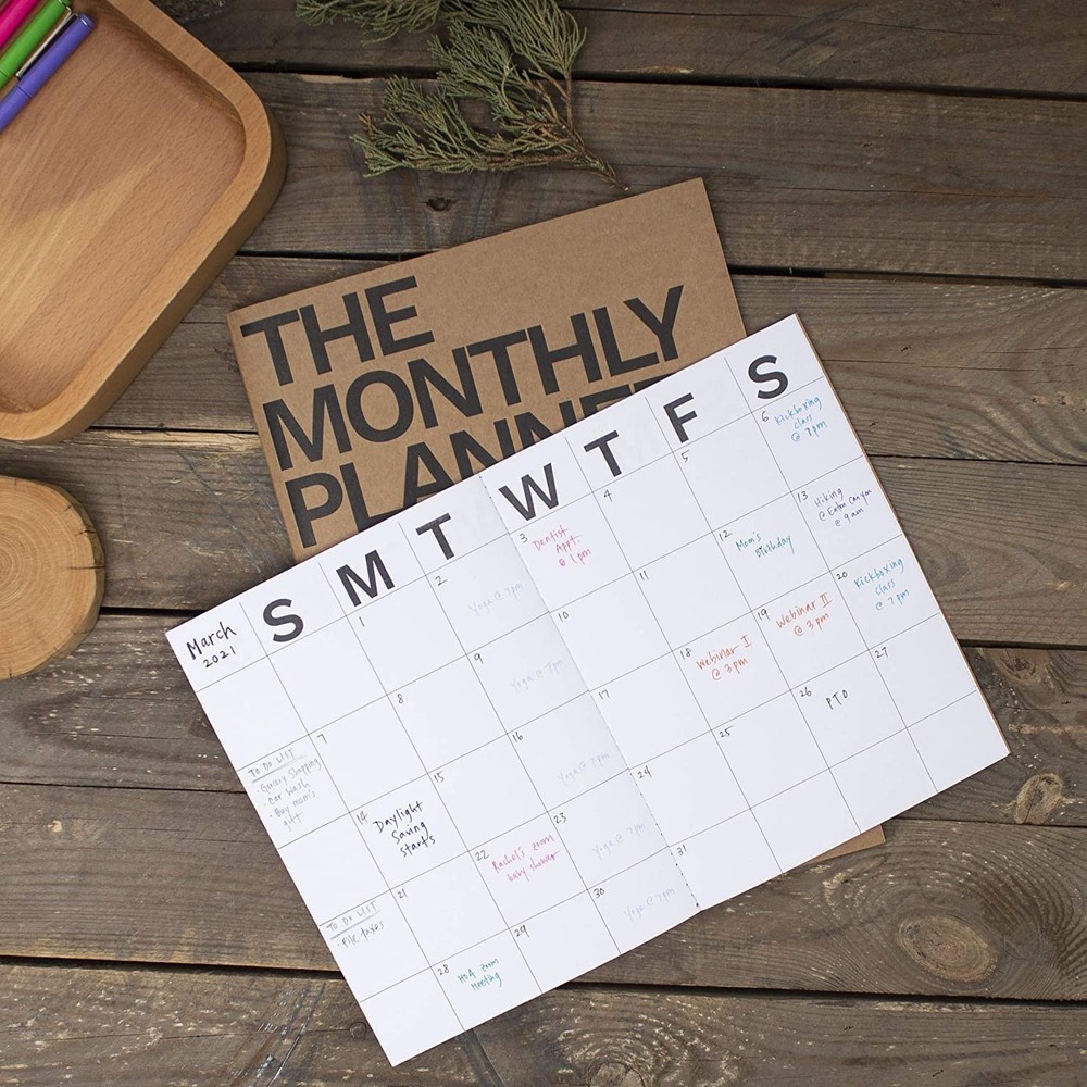 The Monthly Planner Undated (Medium x 1 Pack) Medium