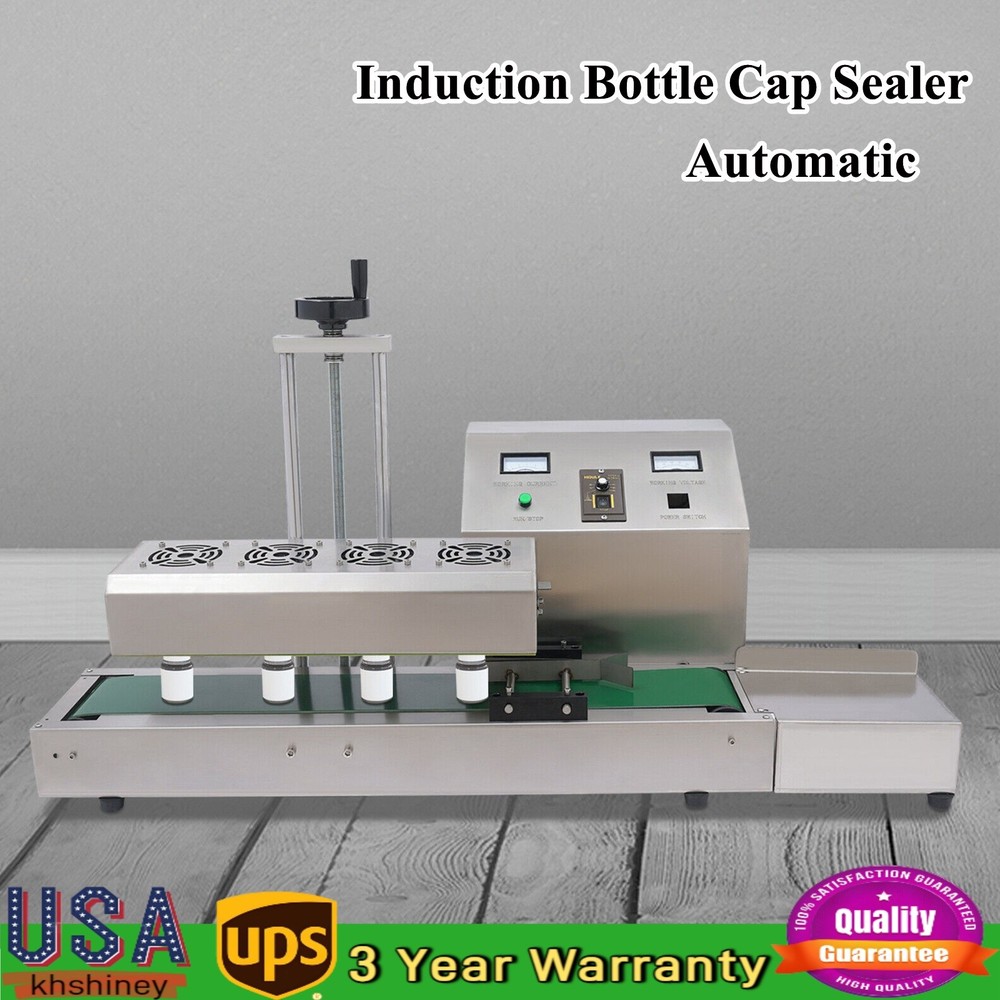 LX6000 Automatic Continuous Induction Sealer Bottle Cap Sealing Machine 20-100mm