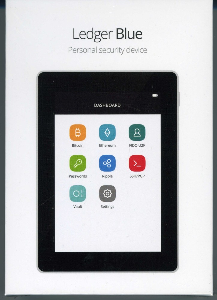 Ledger Blue Cryptocurrency Hardware Wallet